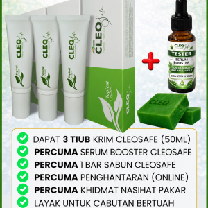 CLEOSAFE PAKEJ SEMBUH DAN BAIK PULIH